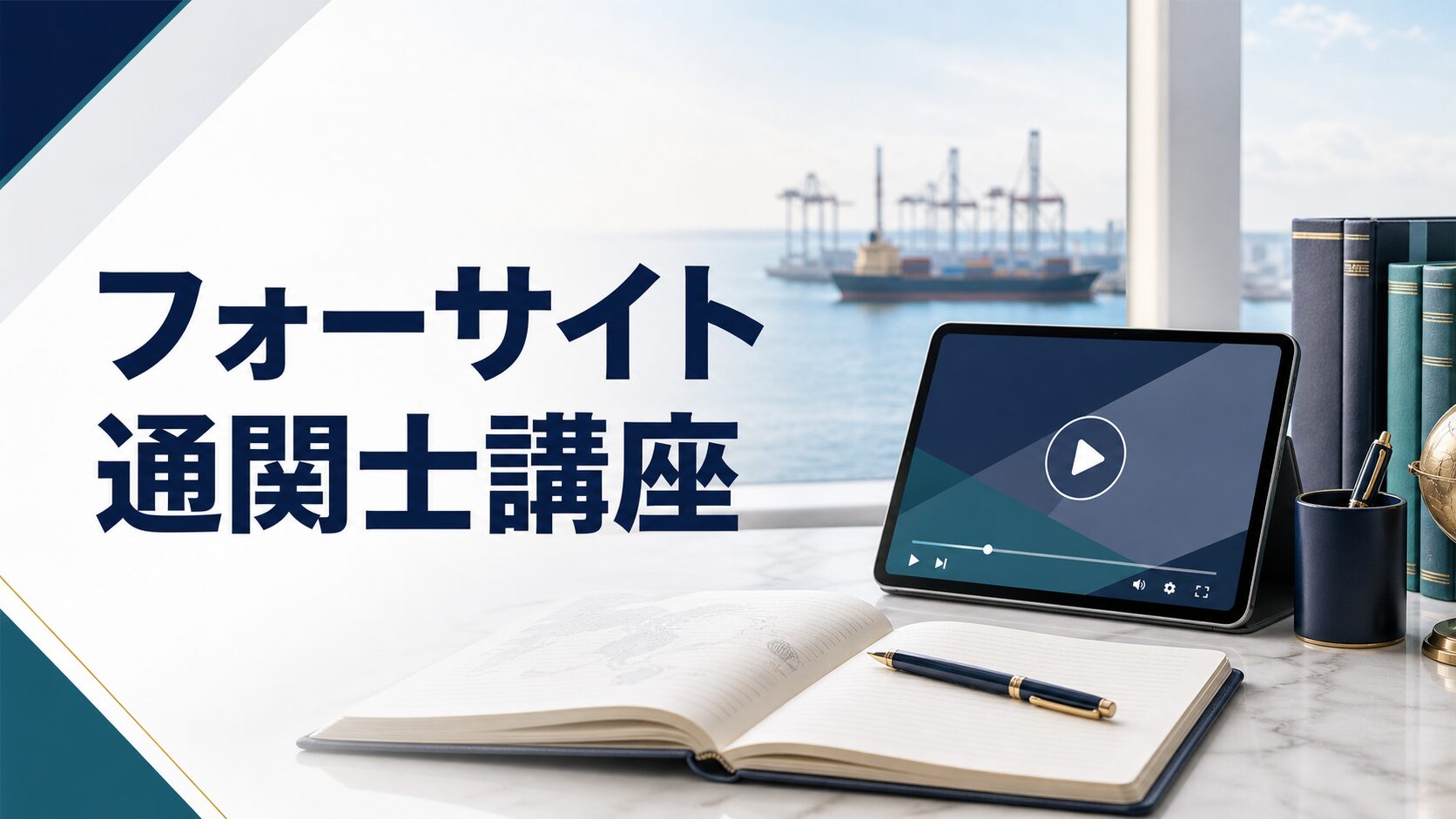 フォーサイト通関士講座の料金・教材・特徴を解説する記事のアイキャッチ