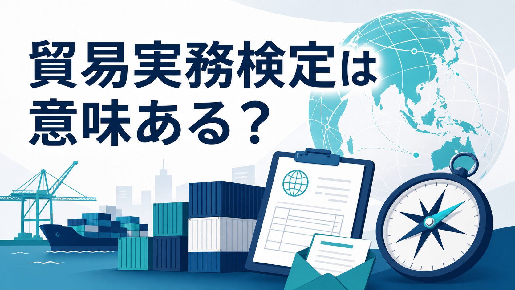 貿易実務検定は意味あるかを判断する記事のアイキャッチ