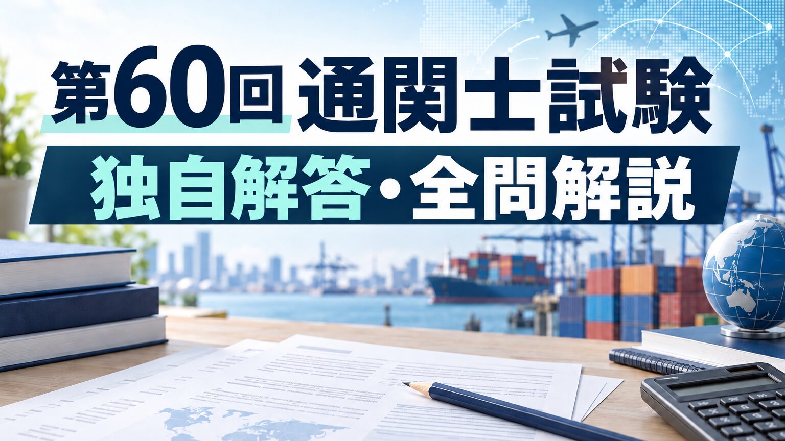 第60回通関士試験の独自解答と全問解説